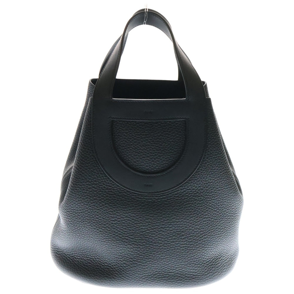 HERMES(エルメス) インザループ23 トリヨン ゴールド金具 ブラック B刻印 ハンドバッグ