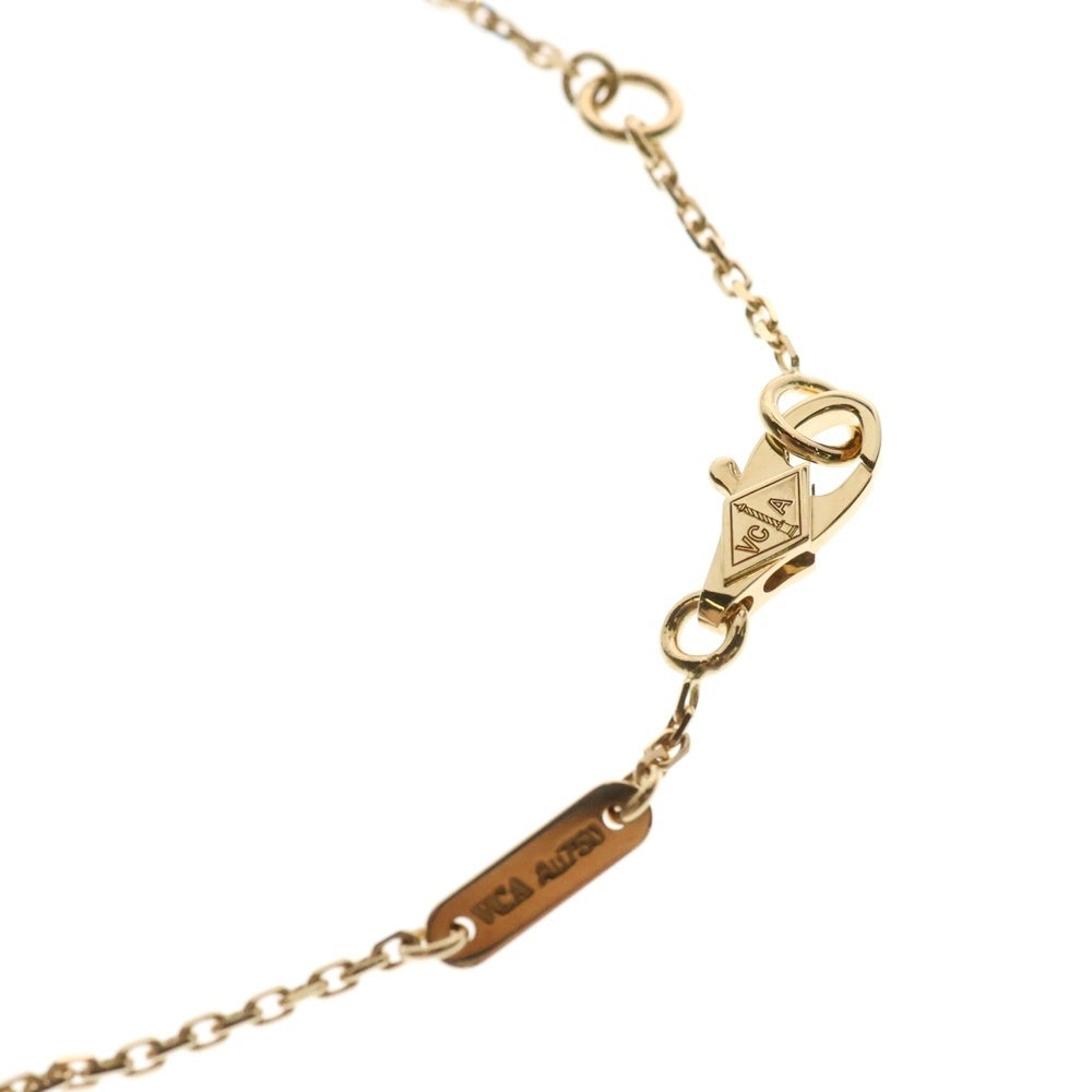 Van Cleef & Arpels(ヴァンクリーフアンドアーペル) スイートアルハンブラ パピヨン マザーオブパール ブレスレット Au750YG イエローゴールド VCARF69000 ジュエリー アクセサリー
