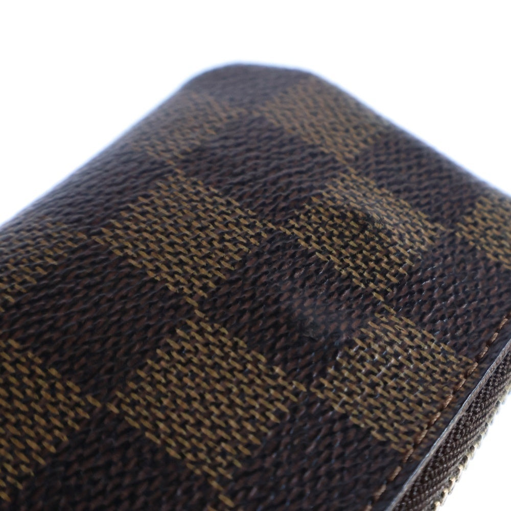 LOUIS VUITTON(ルイヴィトン) ダミエ ポッシェットクレ バッグチャーム ブラウン ゴールド金具 PVC M62658