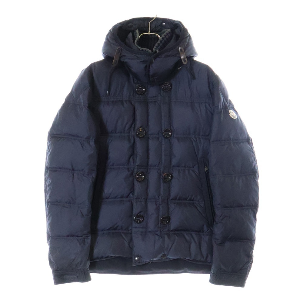 MONCLER(モンクレール) ALFRED アルフレッド ジップアップ フーデッド ダウンジャケット ネイビー 420914138385 53227