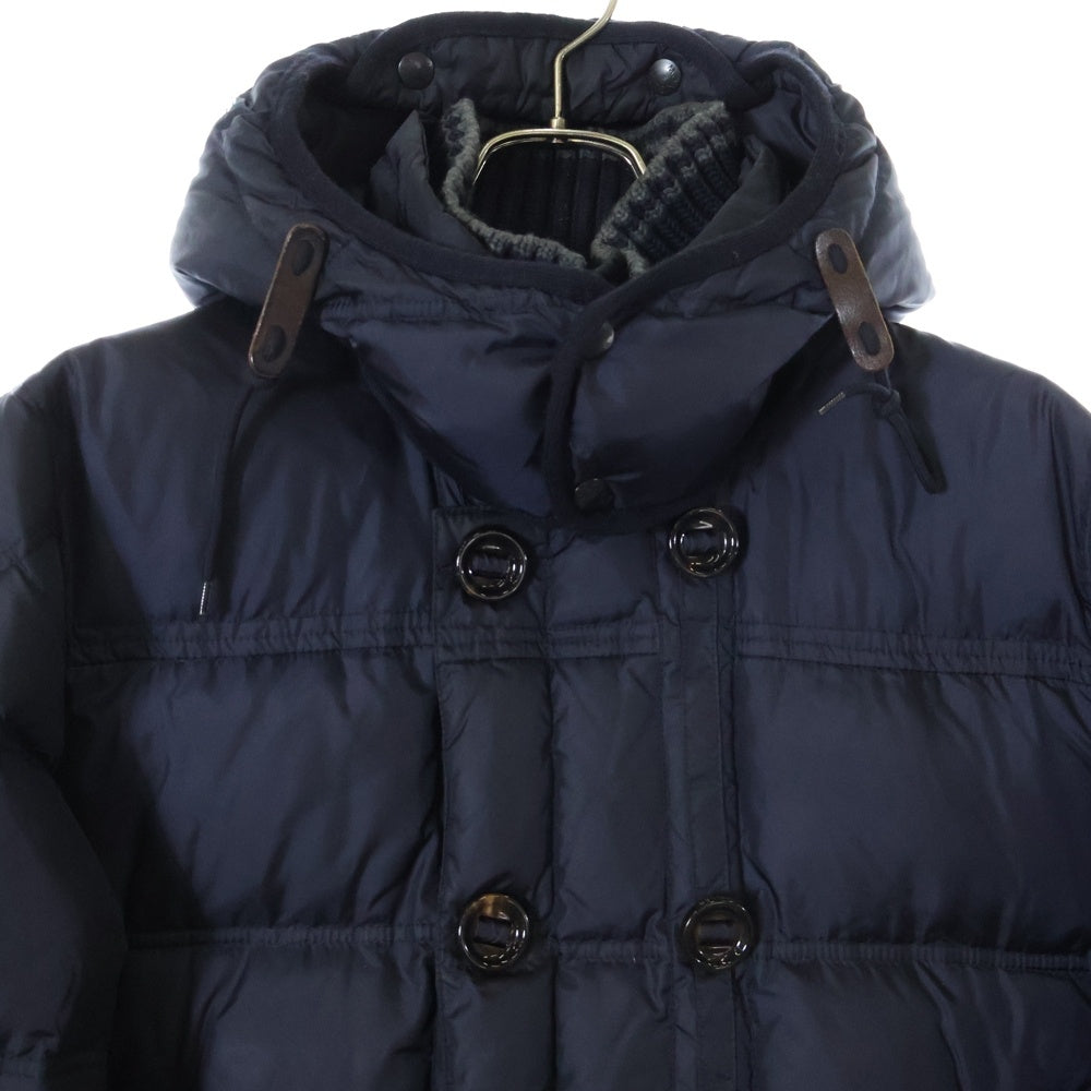 MONCLER(モンクレール) ALFRED アルフレッド ジップアップ フーデッド ダウンジャケット ネイビー 420914138385 53227