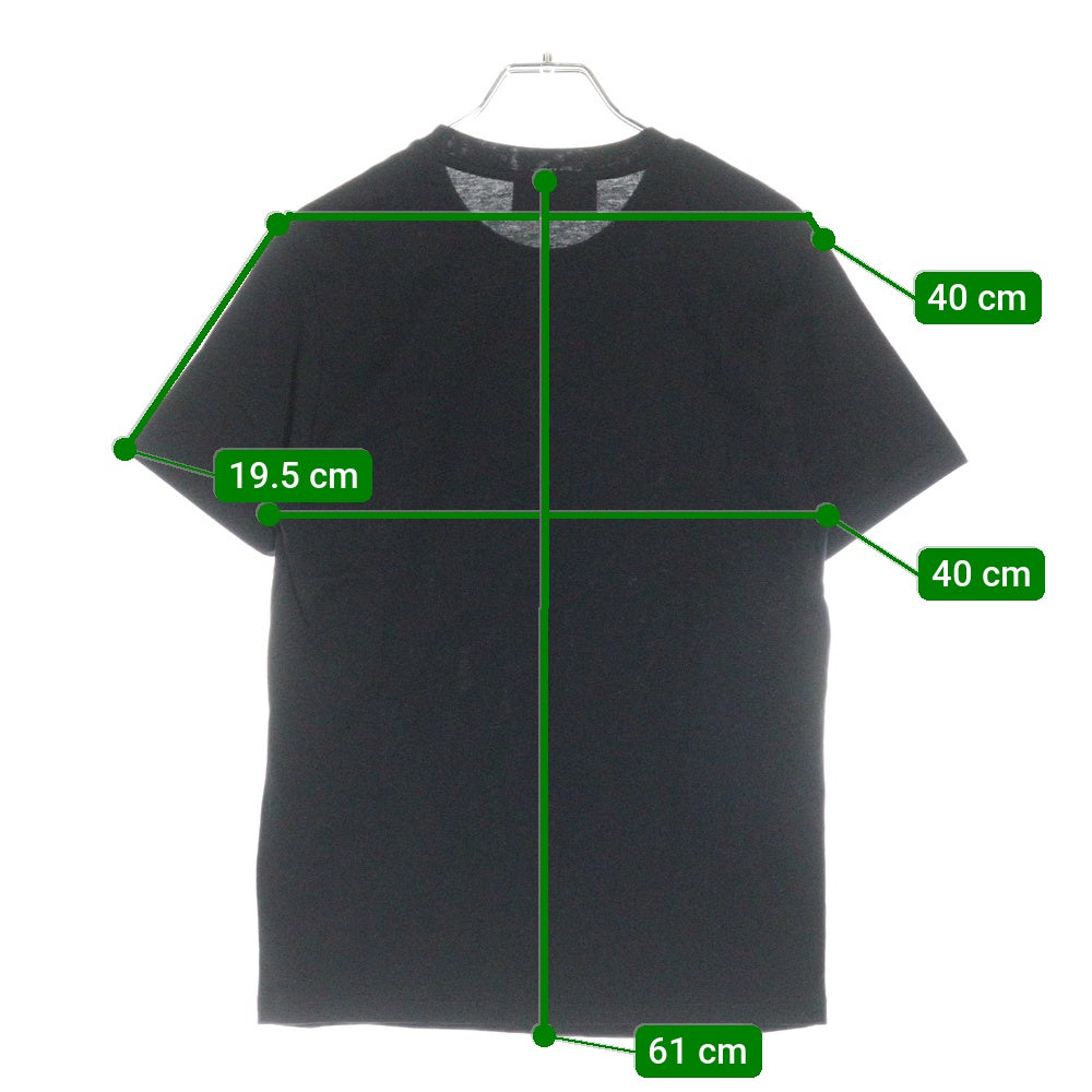 GUCCI(グッチ) 24AW クリスタル ラインストーンロゴ クルーネック 半袖Tシャツ カットソー ブラック レディース 787299