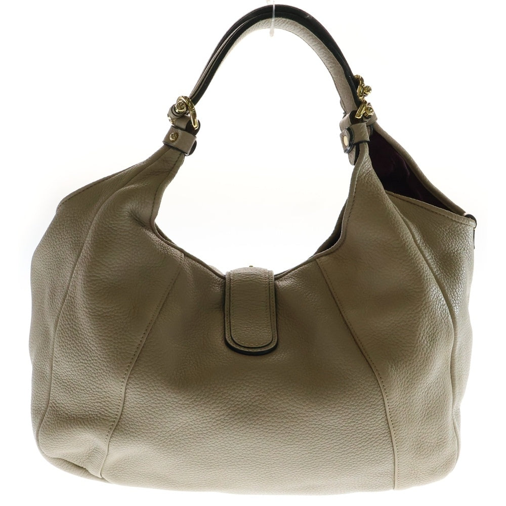 LOEWE(ロエベ) カリエ ホーボー パドロック レザー ハンド トートバッグ ベージュ