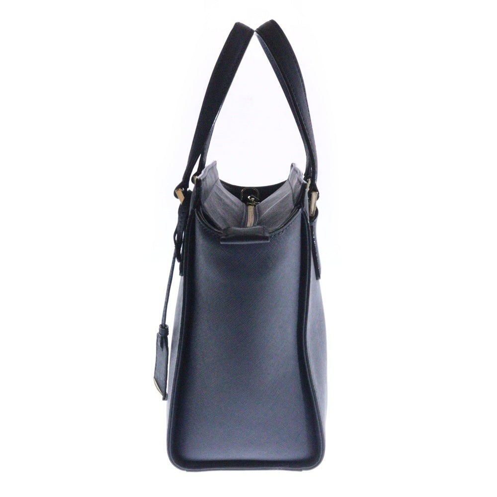 Kate Spade(ケイトスペード) ロゴ 2WAY ハンドバッグ ショルダーバッグ ネイビー PVC