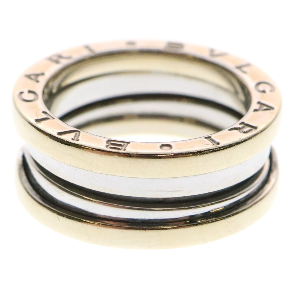 BVLGARI(ブルガリ) B-zero1 ビーゼロワン リング Au750 K18 WG ホワイトゴールド 2バンド 指輪