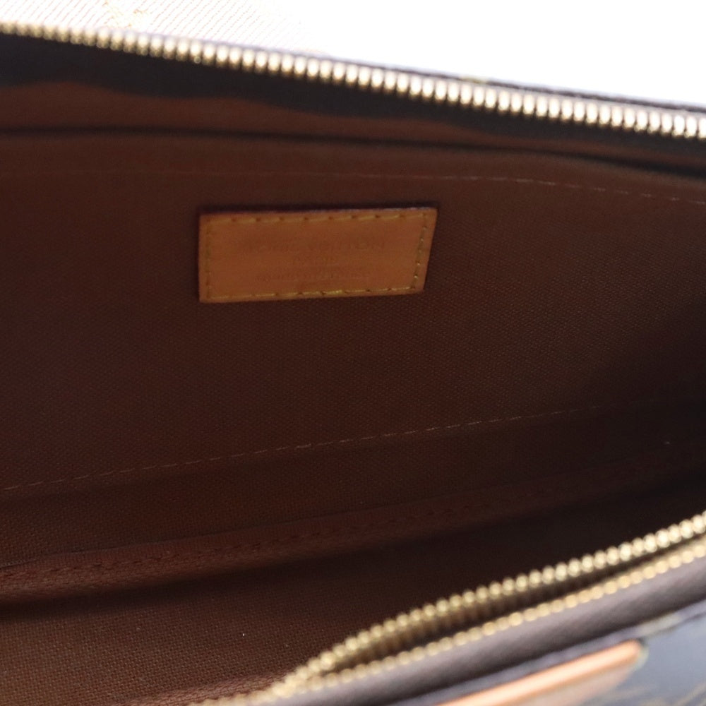 LOUIS VUITTON(ルイヴィトン) ミュルティ ポシェット アクセソワール モノグラム PVC レザー ショルダーバッグ ゴールド金具 ブラウン M44840
