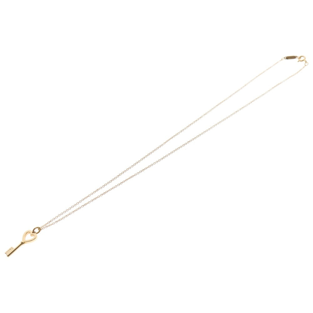 TIFFANY&Co(ティファニー) ハートキー チェーンネックレス K18PG ピンクゴールド