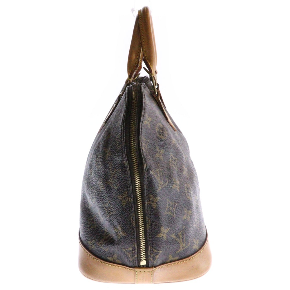 LOUIS VUITTON(ルイヴィトン) モノグラム アルマPM ハンドバッグ ブラウン レザー×PVC ゴールド金具 M51130