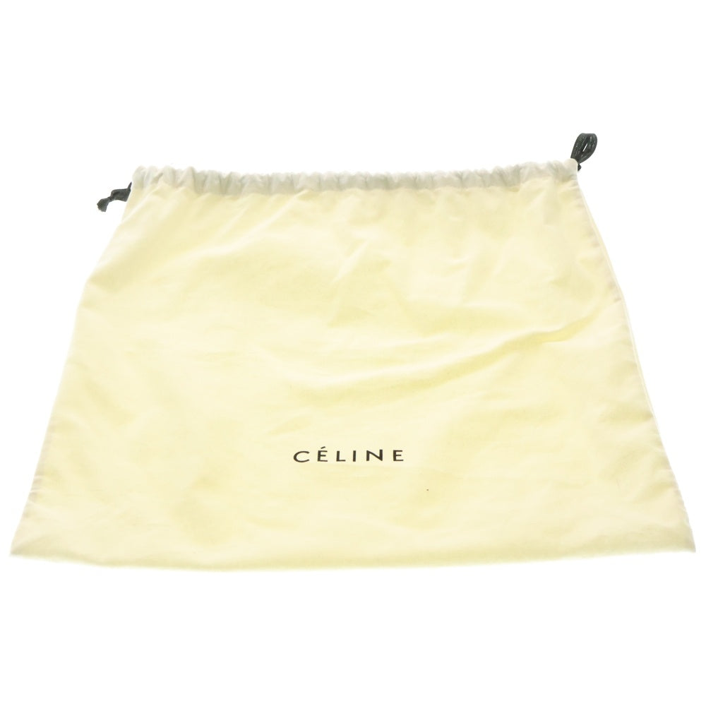 CELINE(セリーヌ) ラゲージ マイクロ トートバッグ ハンドバッグ ゴールド金具 ダークブラウン レザー