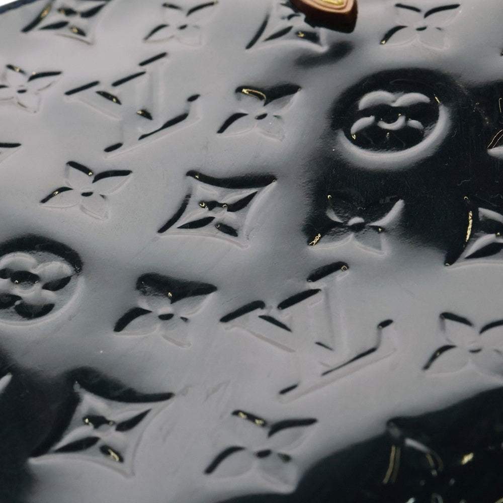 LOUIS VUITTON(ルイヴィトン) モノグラム ヴェルニ カタリーナBB ハンドバッグ ミニトートバッグ ブルー×ブラウン ゴールド金具 M90051