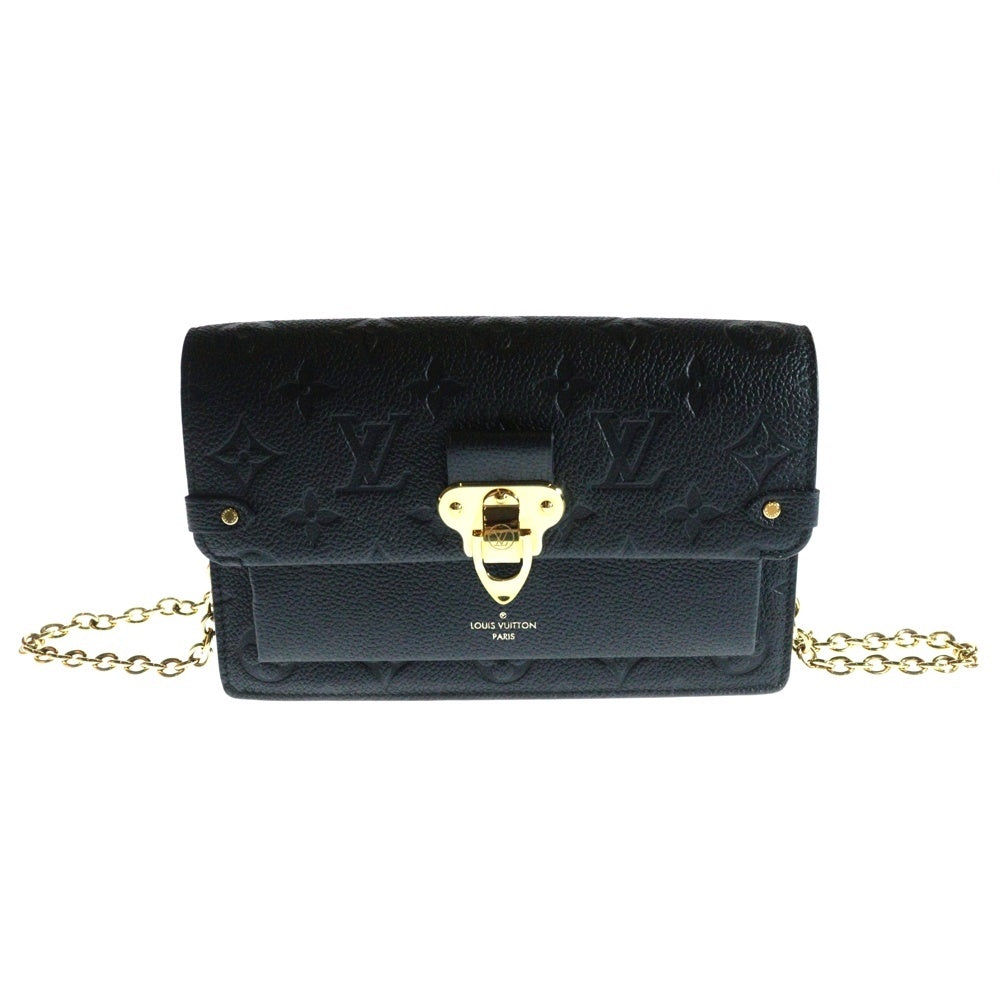 LOUIS VUITTON(ルイヴィトン) モノグラム アンプラント ヴァヴァンPM チェーンショルダーバッグ ショルダーウォレット 財布 ブラックゴールド金具 レザー M67839