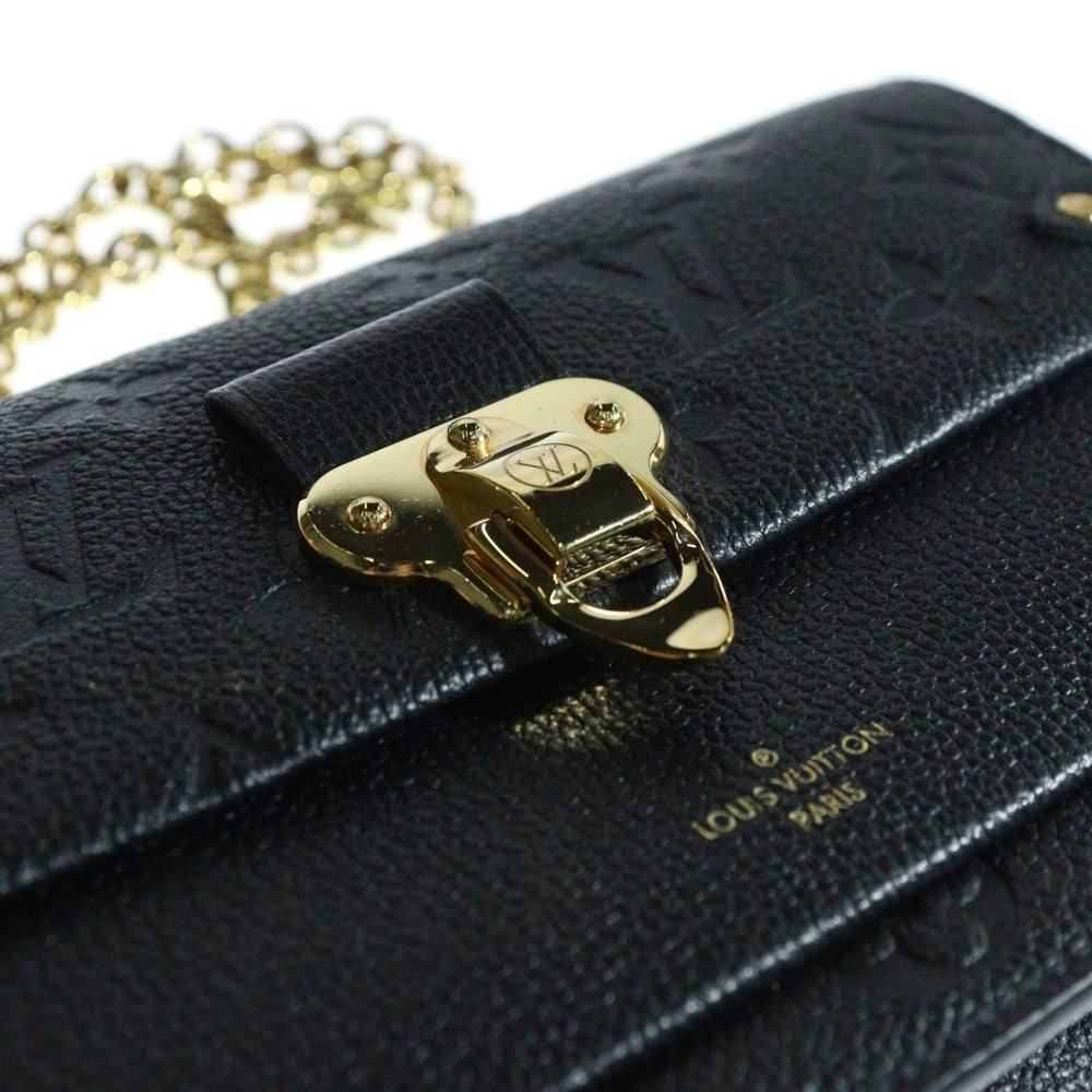 LOUIS VUITTON(ルイヴィトン) モノグラム アンプラント ヴァヴァンPM チェーンショルダーバッグ ショルダーウォレット 財布 ブラックゴールド金具 レザー M67839