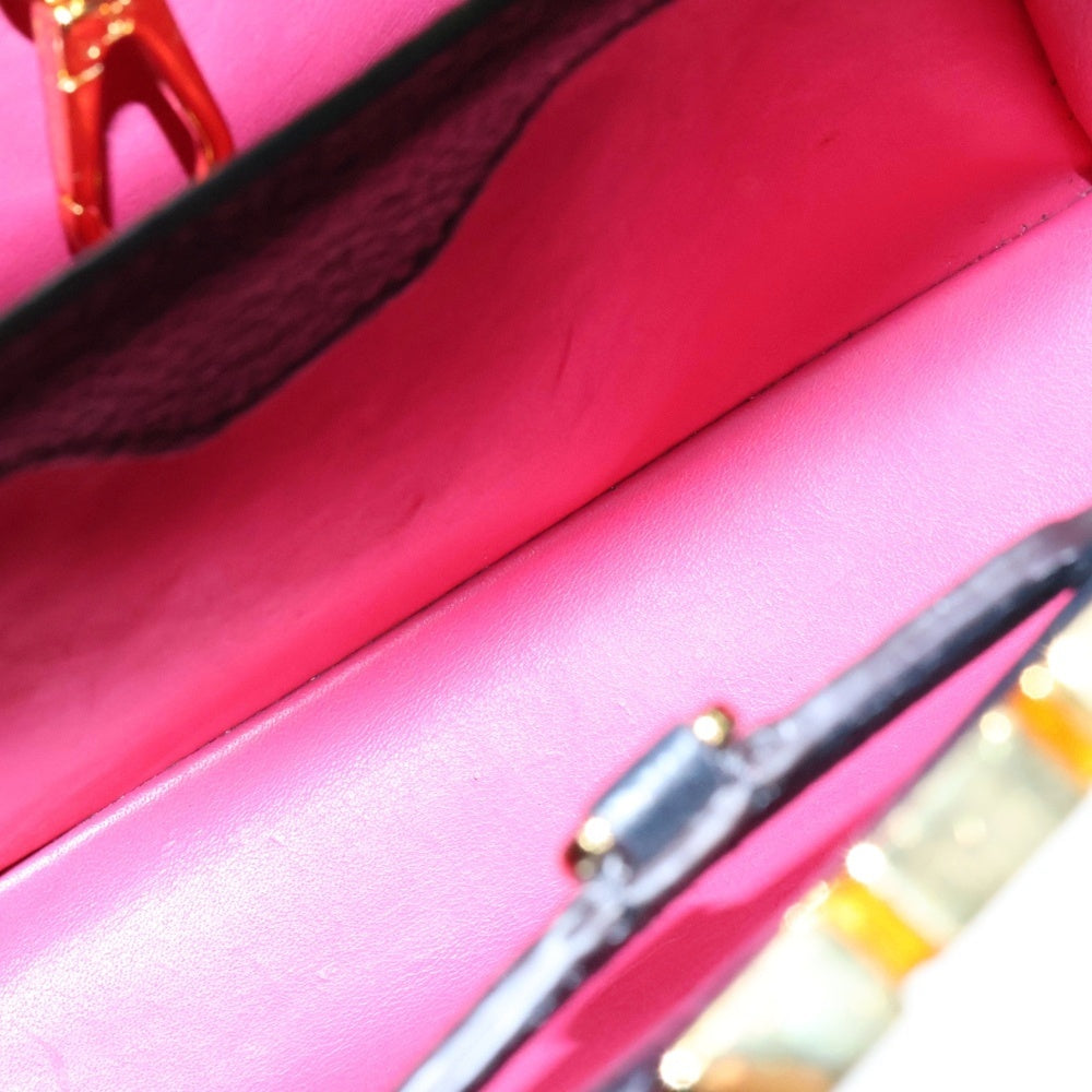 LOUIS VUITTON(ルイヴィトン) カプシーヌBB トリヨン 2WAYバッグ ハンドバッグ ショルダーバッグ ブラック ゴールド金具 レザー M94755