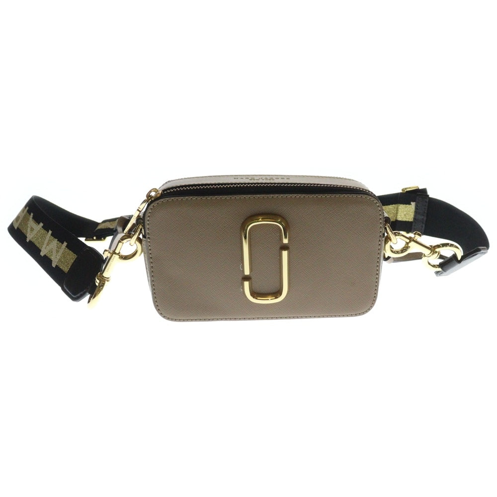 MARC JACOBS(マークジェイコブス) SNAP SHOT スナップショット レザーショルダーバッグ ブラウン レディース ブラウン×ゴールド