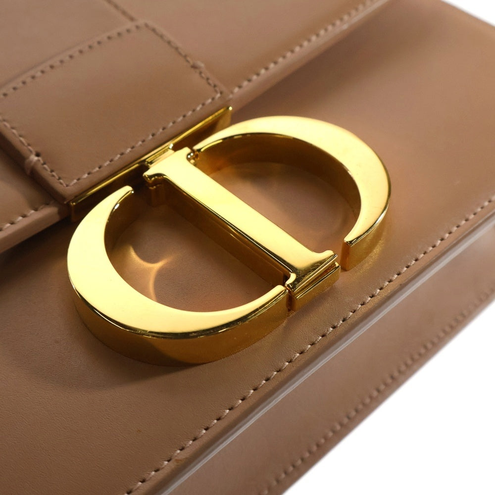 Christian Dior(クリスチャンディオール) モンテーニュ 30 ショルダーバッグ ピンク レザー ゴールド金具