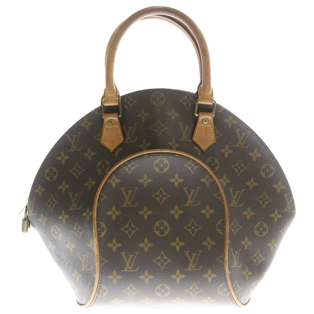 LOUIS VUITTON(ルイヴィトン) モノグラム エリプスPM ハンドバッグ ブラウン ゴールド金具 レザー×PVC M51127