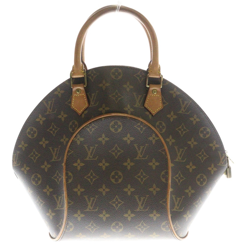 LOUIS VUITTON(ルイヴィトン) モノグラム エリプスPM ハンドバッグ ブラウン ゴールド金具 レザー×PVC M51127