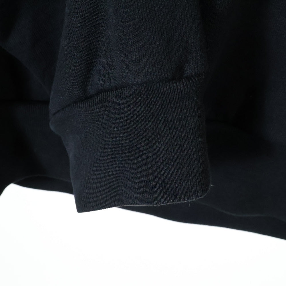 GUCCI(グッチ) 21SS ×THE NORTH FACE ザ ノースフェイス フロントロゴプリント プルオーバースウェットパーカー フーディー ブラック/イエロー 651724