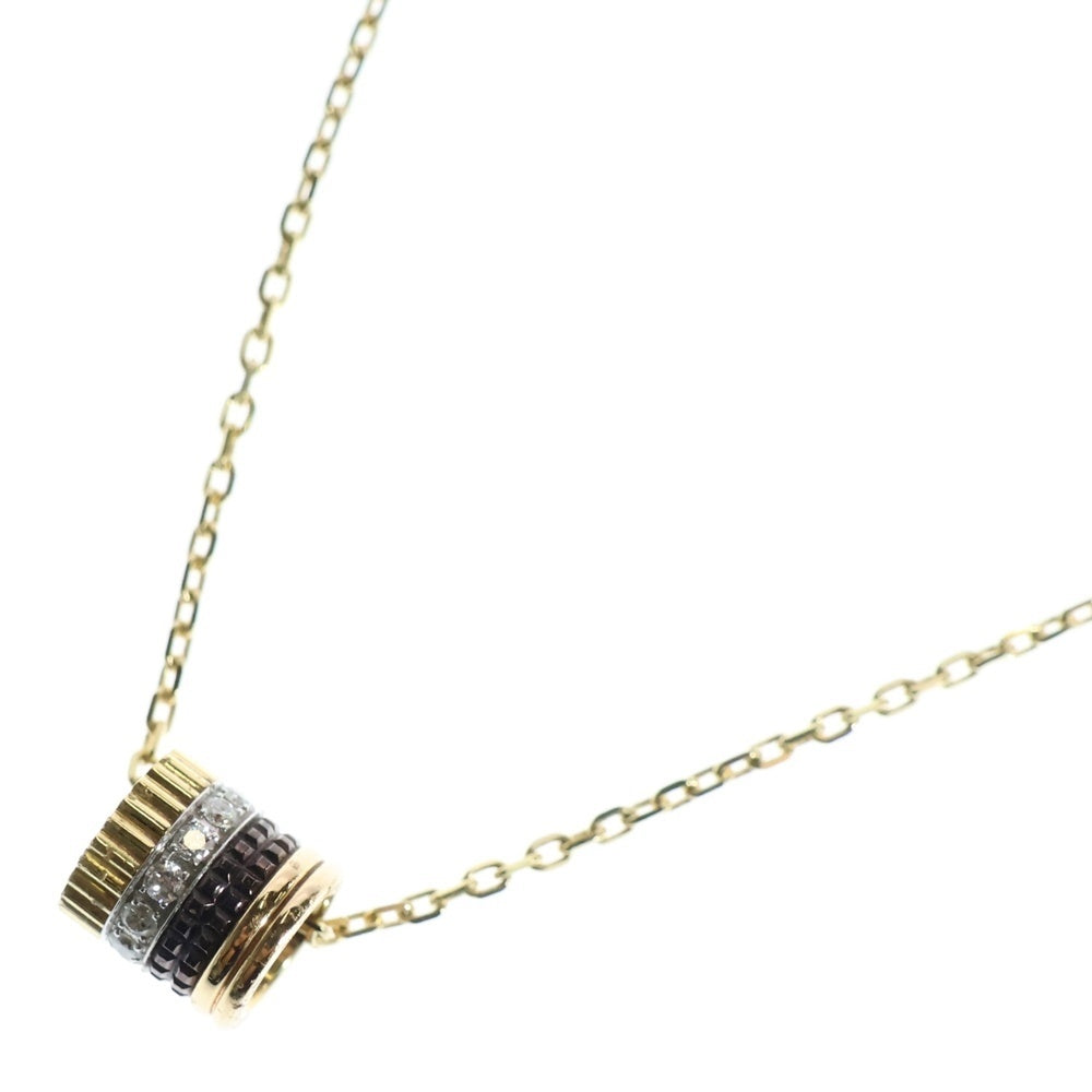 BOUCHERON(ブシュロン) キャトル クラシック ダイヤモンド スモール チェーンネックレス ペンダント YG/PG/WG ゴールド レディース