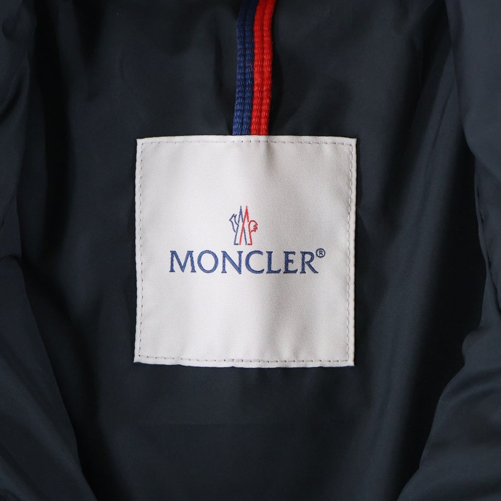 MONCLER(モンクレール) 25AW BAUDIENT GIUBBOTTO ボーディエント ワッペンロゴ ジップアップ ダウンジャケット ブラック K20911A00138 54A81
