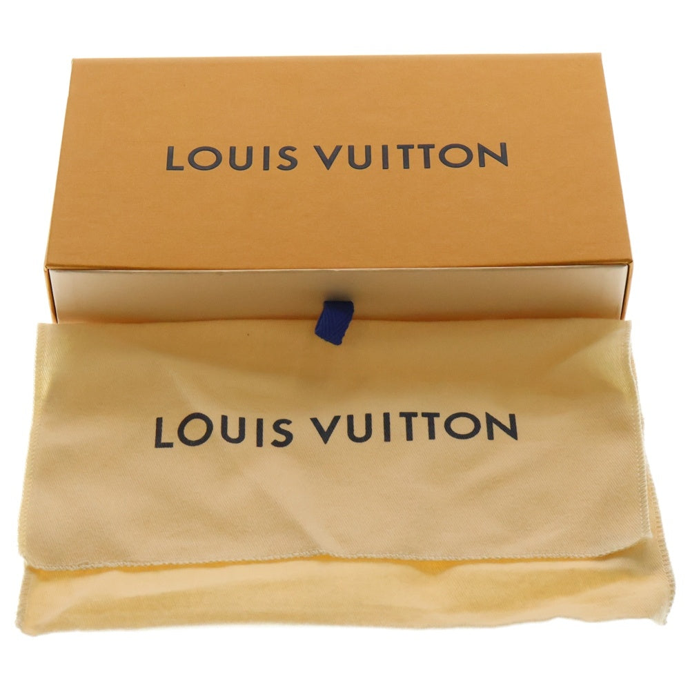 LOUIS VUITTON(ルイヴィトン) モノグラム LVサークル サンチュール ベルト ブラウン×レッド ゴールド金具 PVC 36/90 M0055