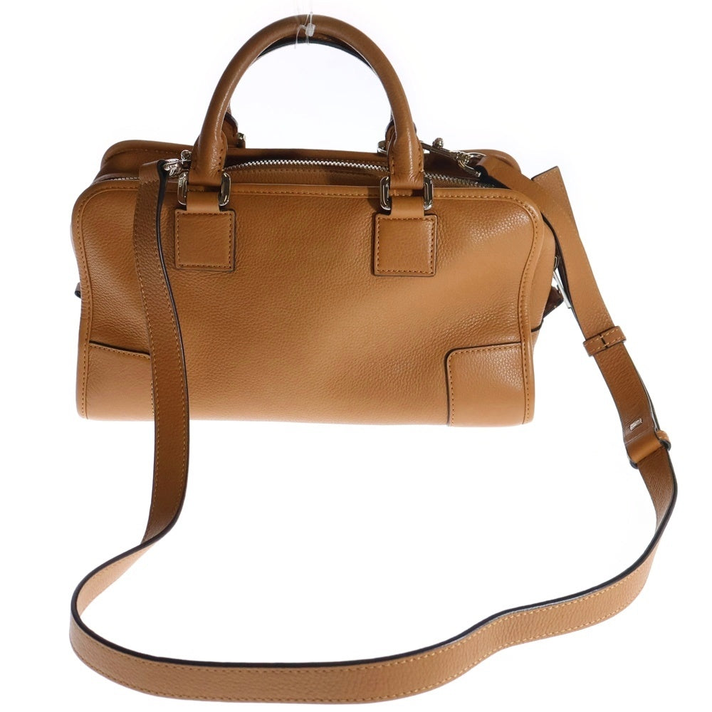 LOEWE(ロエベ) アナグラム アマソナ28 2WAY レザーハンドバッグ ショルダーバッグ ブラウン