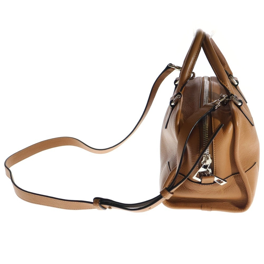 LOEWE(ロエベ) アナグラム アマソナ28 2WAY レザーハンドバッグ ショルダーバッグ ブラウン
