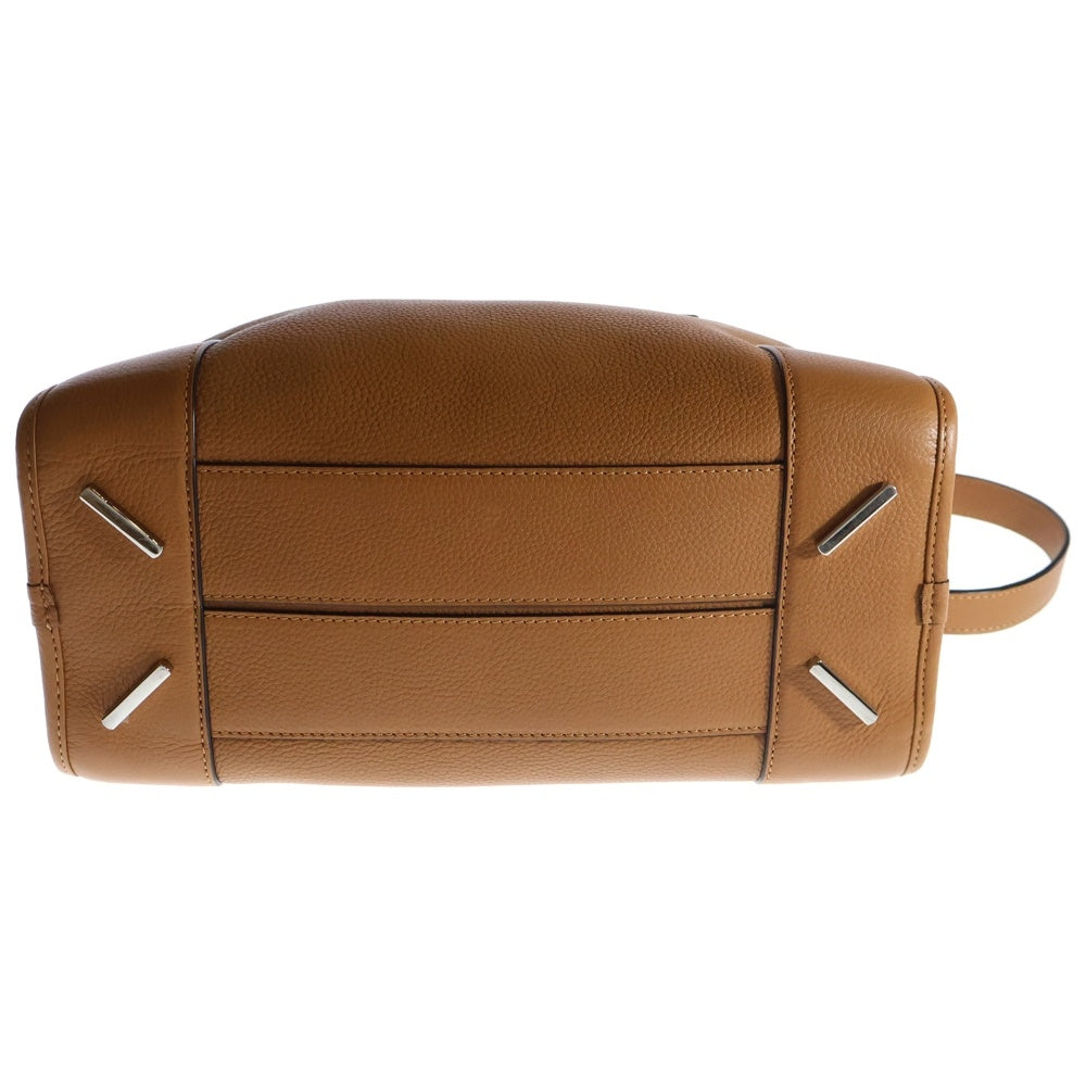 LOEWE(ロエベ) アナグラム アマソナ28 2WAY レザーハンドバッグ ショルダーバッグ ブラウン