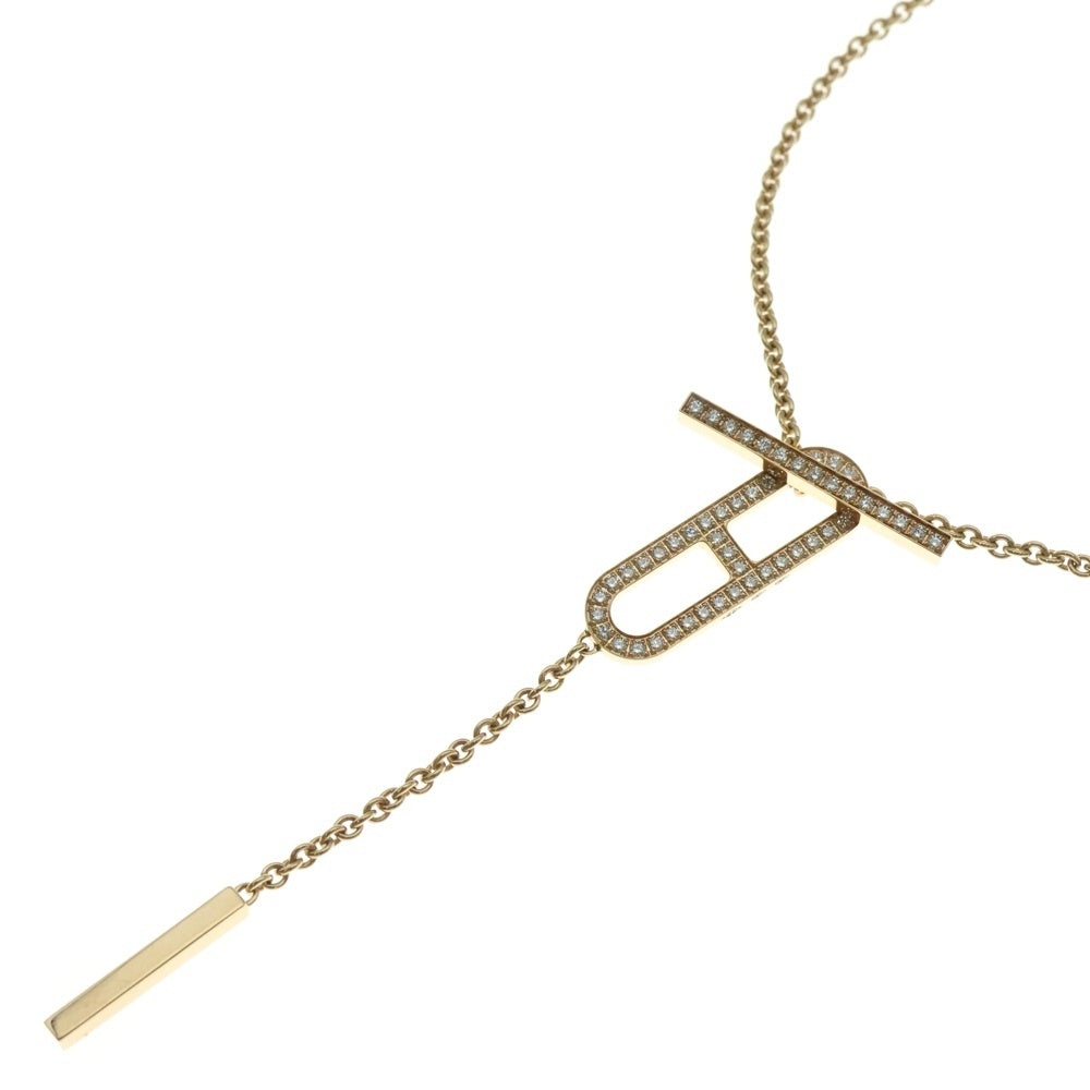 HERMES(エルメス) エヴァー シェーヌダンクル ネックレス ダイヤモンド ピンクゴールド 750PG 0.37ct ジュエリー