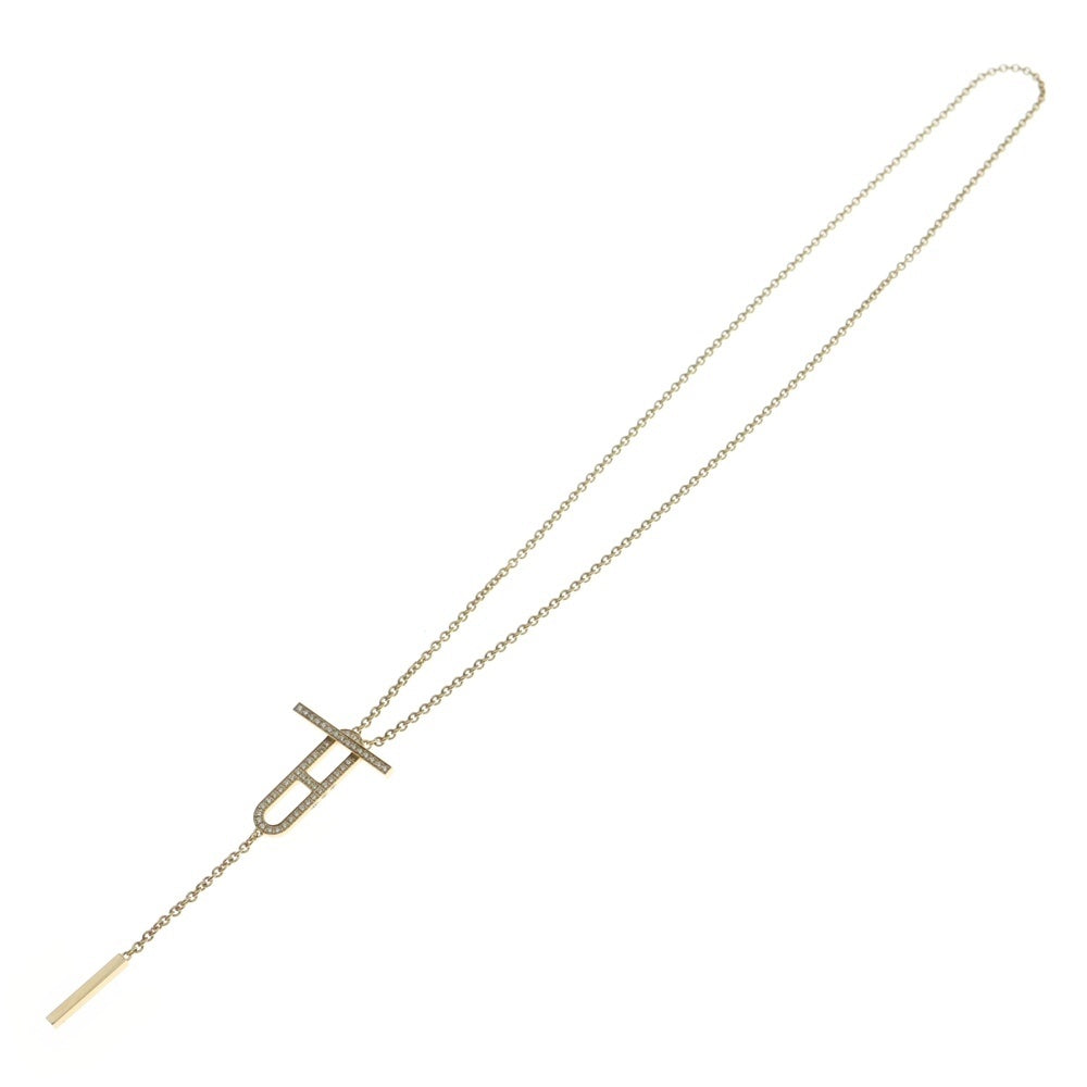 HERMES(エルメス) エヴァー シェーヌダンクル ネックレス ダイヤモンド ピンクゴールド 750PG 0.37ct ジュエリー