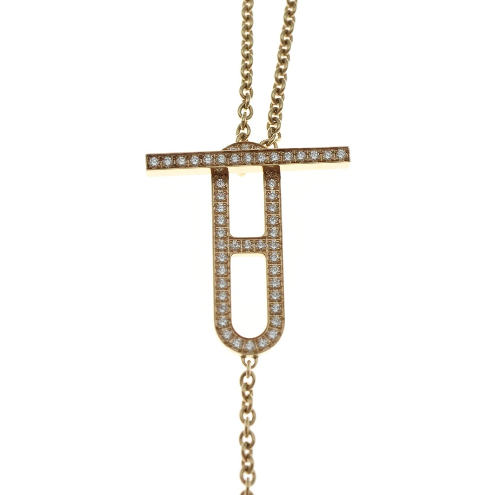 HERMES(エルメス) エヴァー シェーヌダンクル ネックレス ダイヤモンド ピンクゴールド 750PG 0.37ct ジュエリー