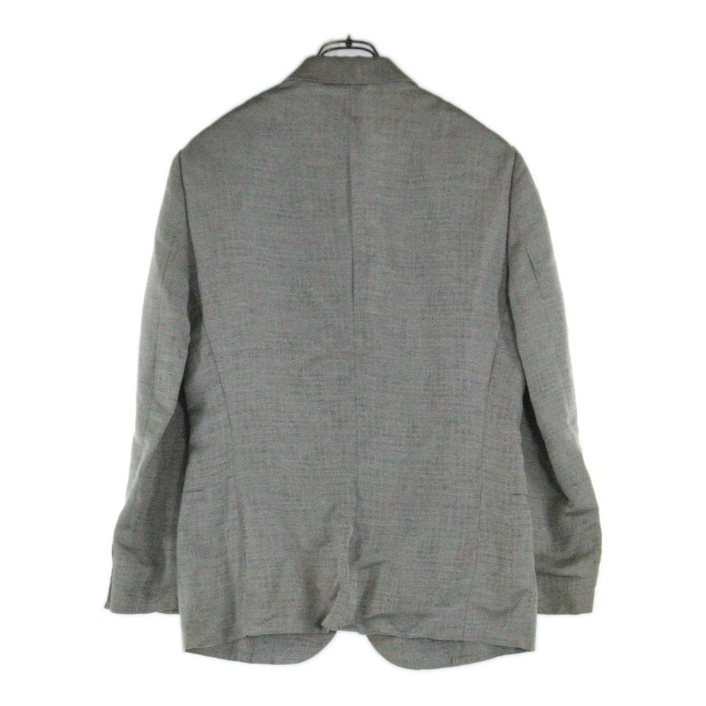 GIORGIO ARMANI(ジョルジオアルマーニ) BORGO 21 ボルゴ リネン レーヨン シルク 2B テーラードジャケット グレー/シルバー 757833