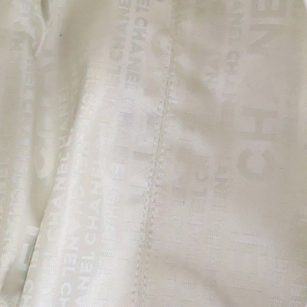 CHANEL(シャネル) ワイルドステッチ チェーンハンドバッグ ワンショルダーバッグ ホワイト アイボリー シルバー金具 ラムスキン シール