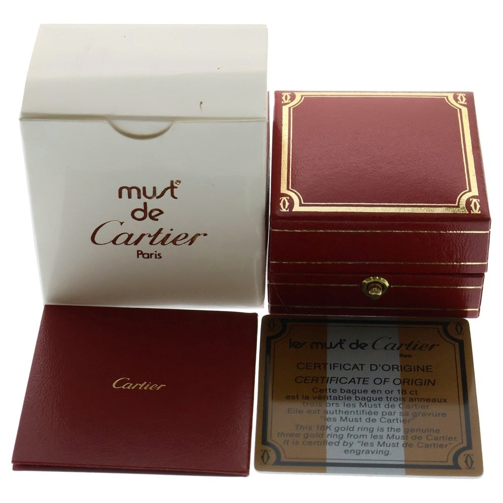 Cartier(カルティエ) トリニティ リング ゴールド スリーカラー Au750 K18 YG/WG/PG 指輪