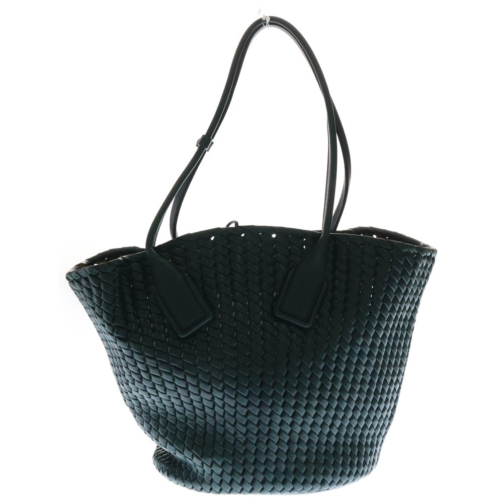 BOTTEGA VENETA(ボッテガヴェネタ) トートバッグ ハンドバッグ グリーン レザー