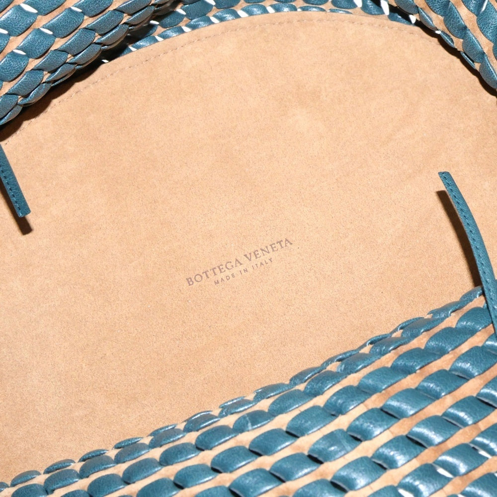 BOTTEGA VENETA(ボッテガヴェネタ) トートバッグ ハンドバッグ グリーン レザー