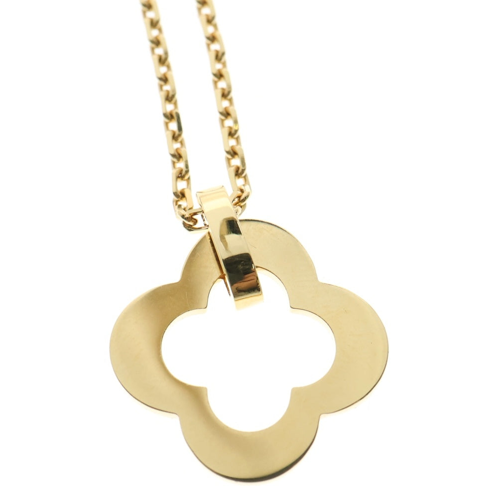 Van Cleef & Arpels(ヴァンクリーフアンドアーペル) ビザンチン アルハンブラ ネックレス ペンダント Au750 K18 ゴールド
