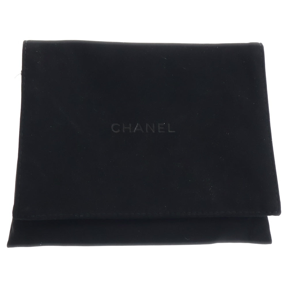 CHANEL(シャネル) クラシック スモール フラップ コンパクトウォレット 三つ折り財布 ブラック キャビアスキン ゴールド金具 AP0231