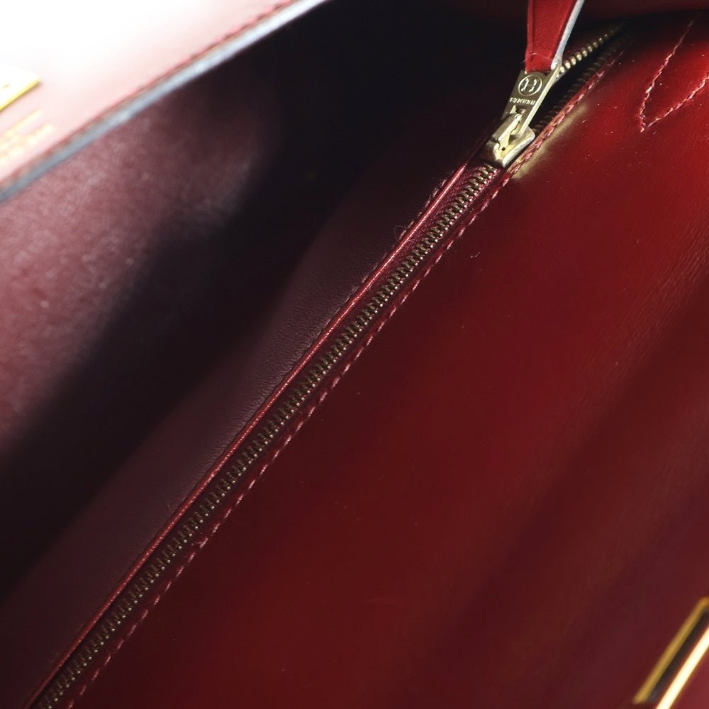 HERMES(エルメス) ケリー32 ルージュアッシュ ボックスカーフ 外縫い ゴールド金具 〇Z刻印 ハンドバッグ