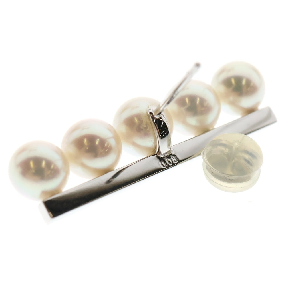 TASAKI(タサキ) バランスプラス パール ダイヤモンド ピアス ホワイトゴールド 750WG E-4464-18KWG ジュエリー アクセサリー