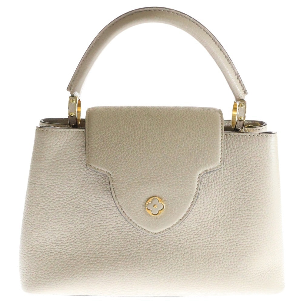 LOUIS VUITTON(ルイヴィトン) カプシーヌMM トリヨン レザー ガレ 2WAY ハンド ショルダーバッグ ゴールド金具 ベージュ M24745