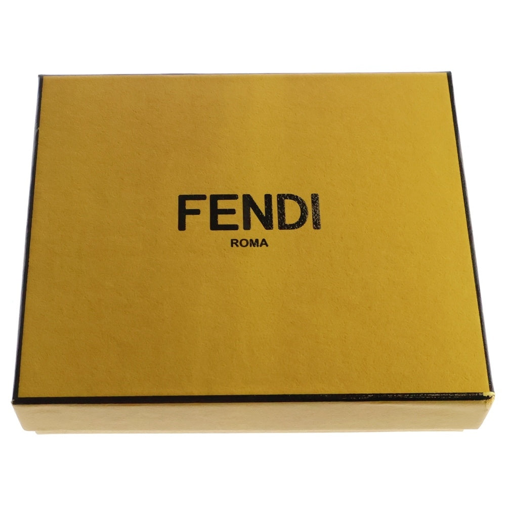 FENDI(フェンディ) 総柄プリント シルク スカーフ パープル/ベージュ