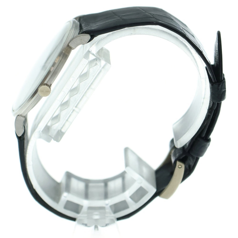 AUDEMARS PIGUET(オーデマ ピゲ) 6650 エクストラ フラット シルバー文字盤 WG×革/手巻き ホワイトゴールド 腕時計