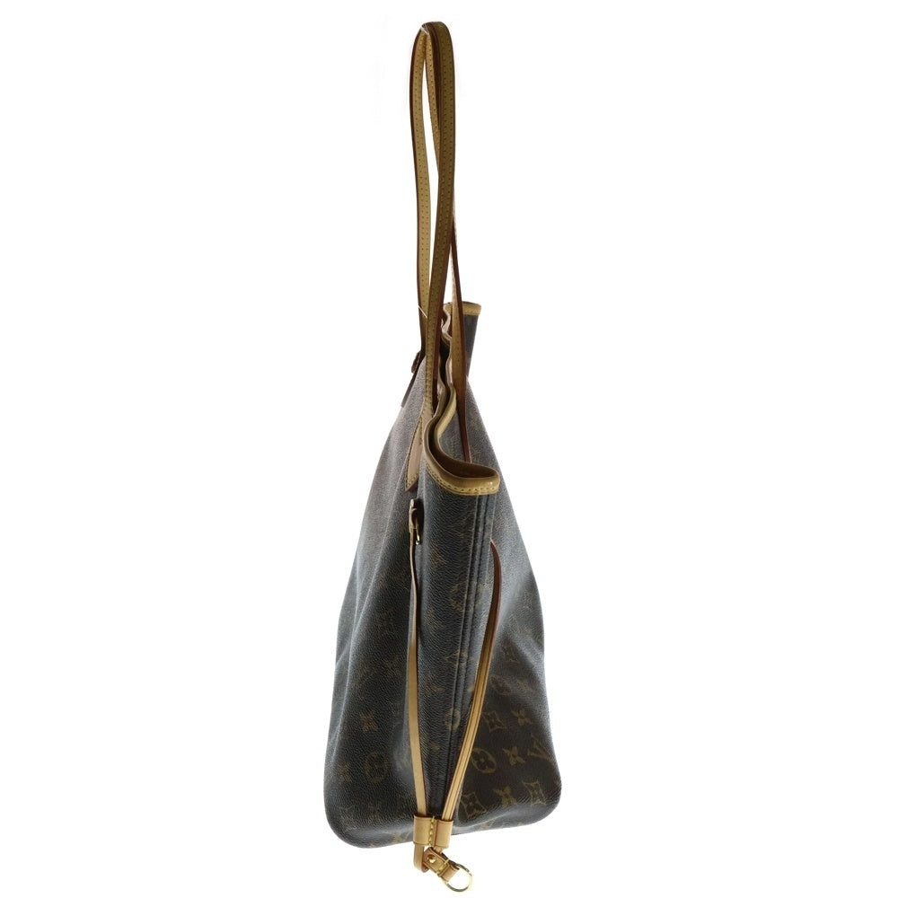 LOUIS VUITTON(ルイヴィトン) モノグラム ネヴァーフルMM トートバッグ ハンドバッグ ブラウン レザー×PVC ゴールド金具 M40156