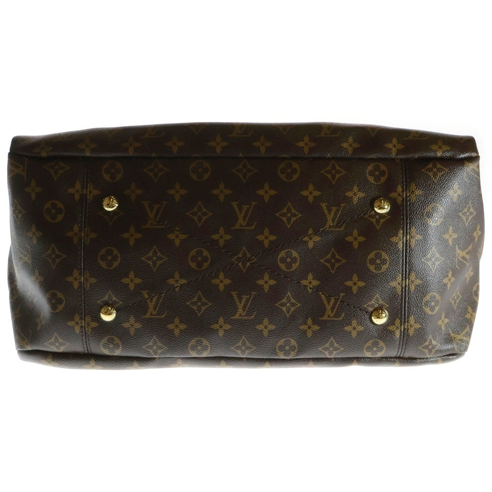 LOUIS VUITTON(ルイヴィトン) アーツィーMM モノグラム PVC レザー ハンド トートバッグ ゴールド金具 ブラウン M40249