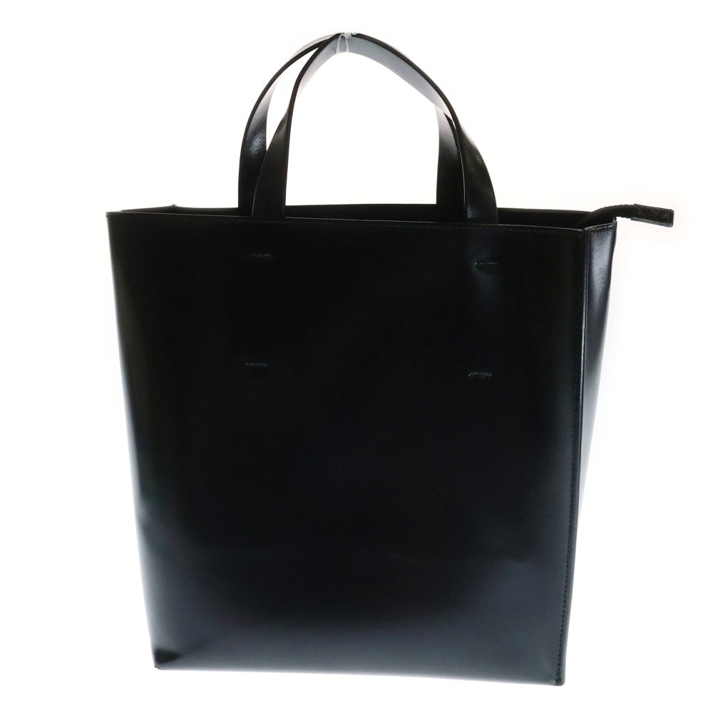 MARNI(マルニ) MUSEO ミュゼオ レザー 2WAY ハンド ショルダー トートバッグ ゴールド金具 ブラック