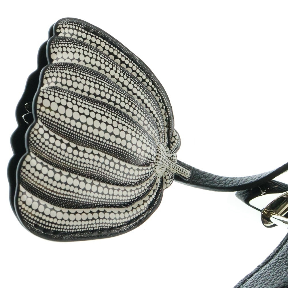 LOUIS VUITTON(ルイヴィトン) モノグラム・アンプラント LV×YK ドットインフィニティ マシュマロPM ハンドバッグ ワンショルダーバッグ ブラック ノワール レザー シルバー金具 M46391