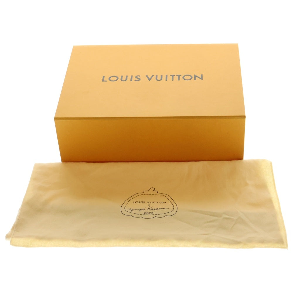 LOUIS VUITTON(ルイヴィトン) モノグラム・アンプラント LV×YK ドットインフィニティ マシュマロPM ハンドバッグ ワンショルダーバッグ ブラック ノワール レザー シルバー金具 M46391