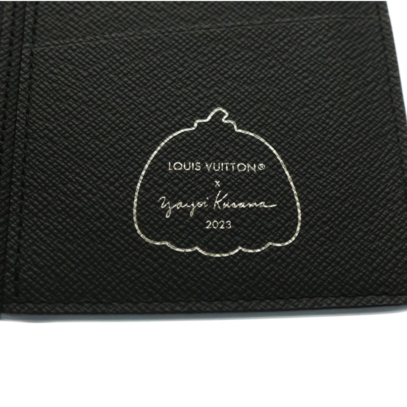 LOUIS VUITTON(ルイヴィトン) モノグラム・エクリプス LV × YK ポルトフォイユ・ブラザ ロングウォレット 長財布 カードケース ブラック PVC シルバー金具 M81932