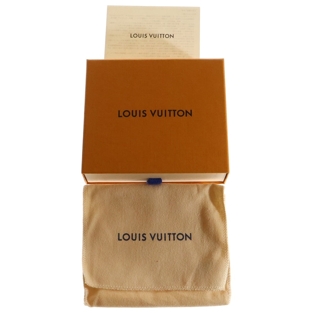 LOUIS VUITTON(ルイヴィトン) モノグラム・アンプラント LV×YK ポルトフォイユ・クレア コンパクトウォレット 二つ折り財布 コインケース ブラック PVC シルバー金具 M82103